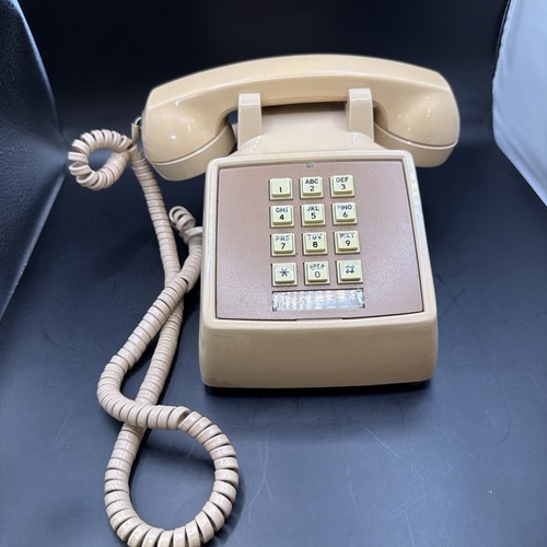 Vintage comdial tan push - comdial,